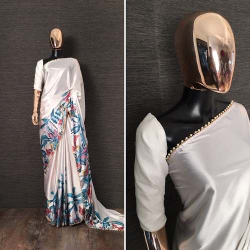 Fancy Japan Satin Printed Sraee