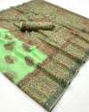 Fancy Kashmiri Handloom Weaving Silk Saree thumb 4