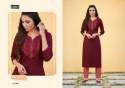 Fancy Lining With Work Festive Wear Kurti thumb 5