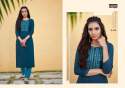 Fancy Lining With Work Festive Wear Kurti thumb 8