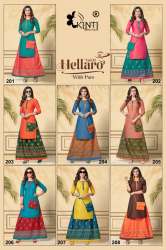  Fancy Rayon Two Tone Kurti