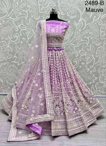 Fancy Thread and Sequins work Designer Party Wear Lehenga