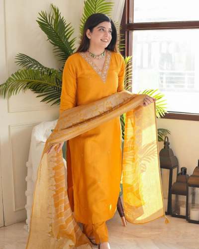 Fancy traditional wear salwar suit