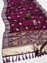 FANCY WEAR Patola Border DOLA SILK SAREE