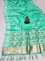 FANCY WEAR Patola Border DOLA SILK SAREE thumb 1