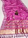 FANCY WEAR Patola Border DOLA SILK SAREE thumb 3