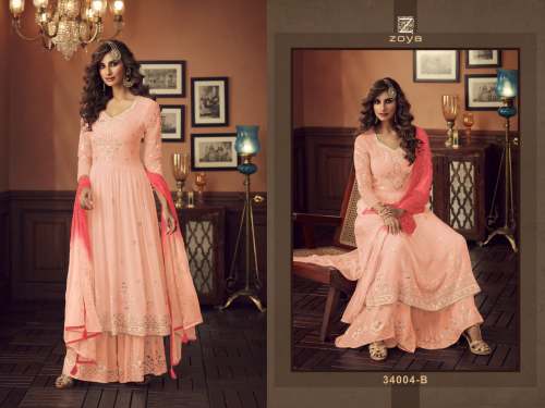  Faux Georgette With Embroidery Suit