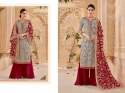 Faux Georgette With Heavy Embroidery Salwar Suit thumb 3