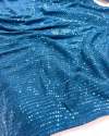 Georgette Fancy Sequnce Work Saree thumb 3