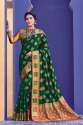 Heavy Banarasi Silk Saree thumb 4