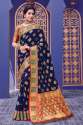 Heavy Banarasi Silk Saree thumb 7