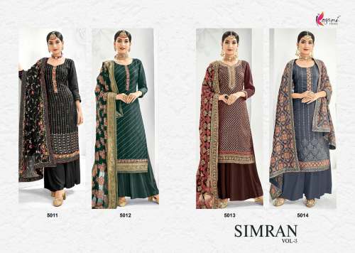 Heavy Chinon With Embroidered Salwar Suit