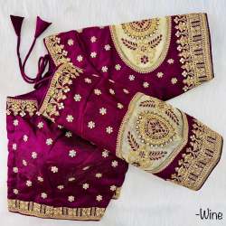Heavy Embroidery Bridal Work Blouse