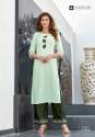 Heavy Rayon With Embroidery Work Kurti thumb 2