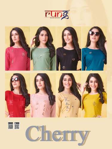 Heavy Slub Rayon Embroidered Kuri