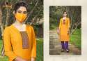 Heavy Soft Cotton With Embroidery Kurti thumb 11