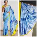 Imported Silk Satin Fancy Saree thumb 1