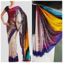 Imported Silk Satin Fancy Saree thumb 8