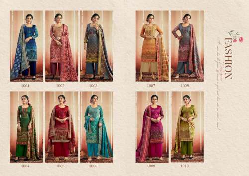 Kashmiri Wool With Fancy Gala Suit