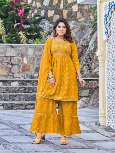 KURTI SHARARA  WUTH DUPTTA 