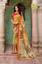LATEST DESIGNER GEORGETTE BORDER SAREE thumb 12