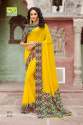 LATEST DESIGNER GEORGETTE BORDER SAREE thumb 5