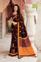 LATEST DESIGNER GEORGETTE BORDER SAREE thumb 7