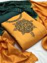 Modal Chanderi Silk Fancy  Dress Material  thumb 3
