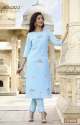 Muslin Cotton With Embroidered Kurti thumb 1
