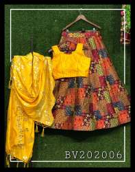 New Arrival Fancy Banarasi Silk Lehangha Chowli