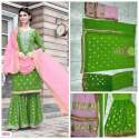 New Stylish Gota Patti Pattern Sharara Salwar Suit thumb 2