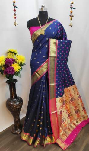 Paithani Silk Weeding  Wear Saree