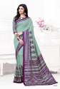 Printed uniform saree thumb 10