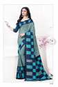 Printed uniform saree thumb 7