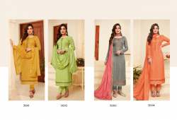 Pure Bemberg Lucknowi & Khatli Work Suit