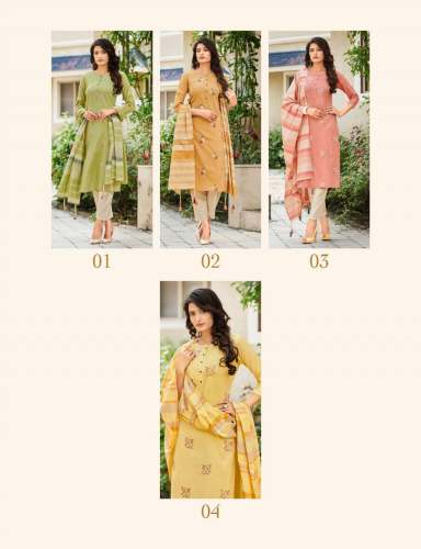Pure cotton designer embroidered kurtis 