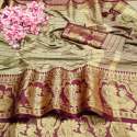 Pure Mercerised Cotton Silk Saree thumb 1