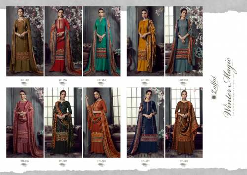 Pure Pashmina Digital Style Print Suit
