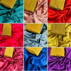 Pure Satin Soft Silk Saree