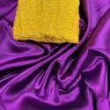 Pure Satin Soft Silk Saree thumb 5