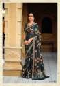 PURE VISCOSE SATIN WITH DIGITAL PRINT REGULAR WEAR SAREE thumb 16