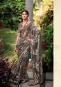 PURE VISCOSE SATIN WITH DIGITAL PRINT REGULAR WEAR SAREE thumb 3