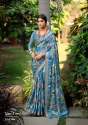 PURE VISCOSE SATIN WITH DIGITAL PRINT REGULAR WEAR SAREE thumb 5