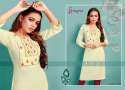 Rayon Slub Casual Wear Kurti thumb 2