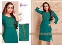 Rayon Slub Casual Wear Kurti thumb 3