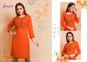Rayon Slub Casual Wear Kurti thumb 6