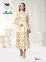 Rayon Two Tone Hand Work Kurti thumb 5