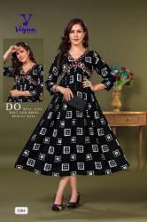 Reyon Sulb Aliya Cut Kurti