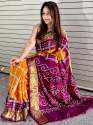 silk-art-bandhani-saree