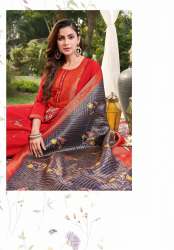 silk kurti pent with duptta 